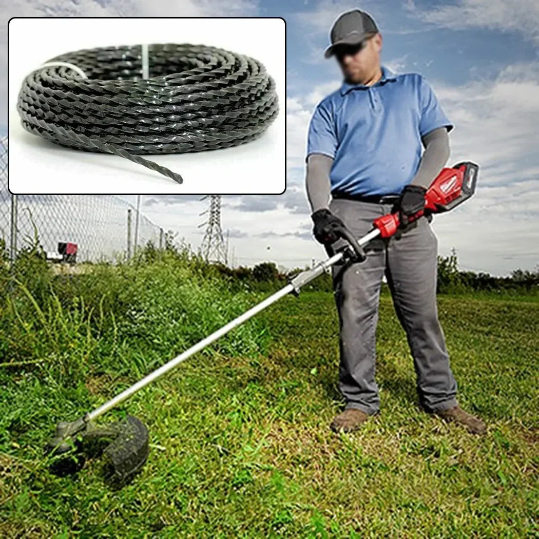 DAZZLEEX 3mm x 15m Heavy Duty Nylon Strimmer Line