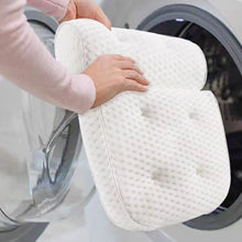3D Mesh Tub Pillow with Anti-Slip Suction Cups