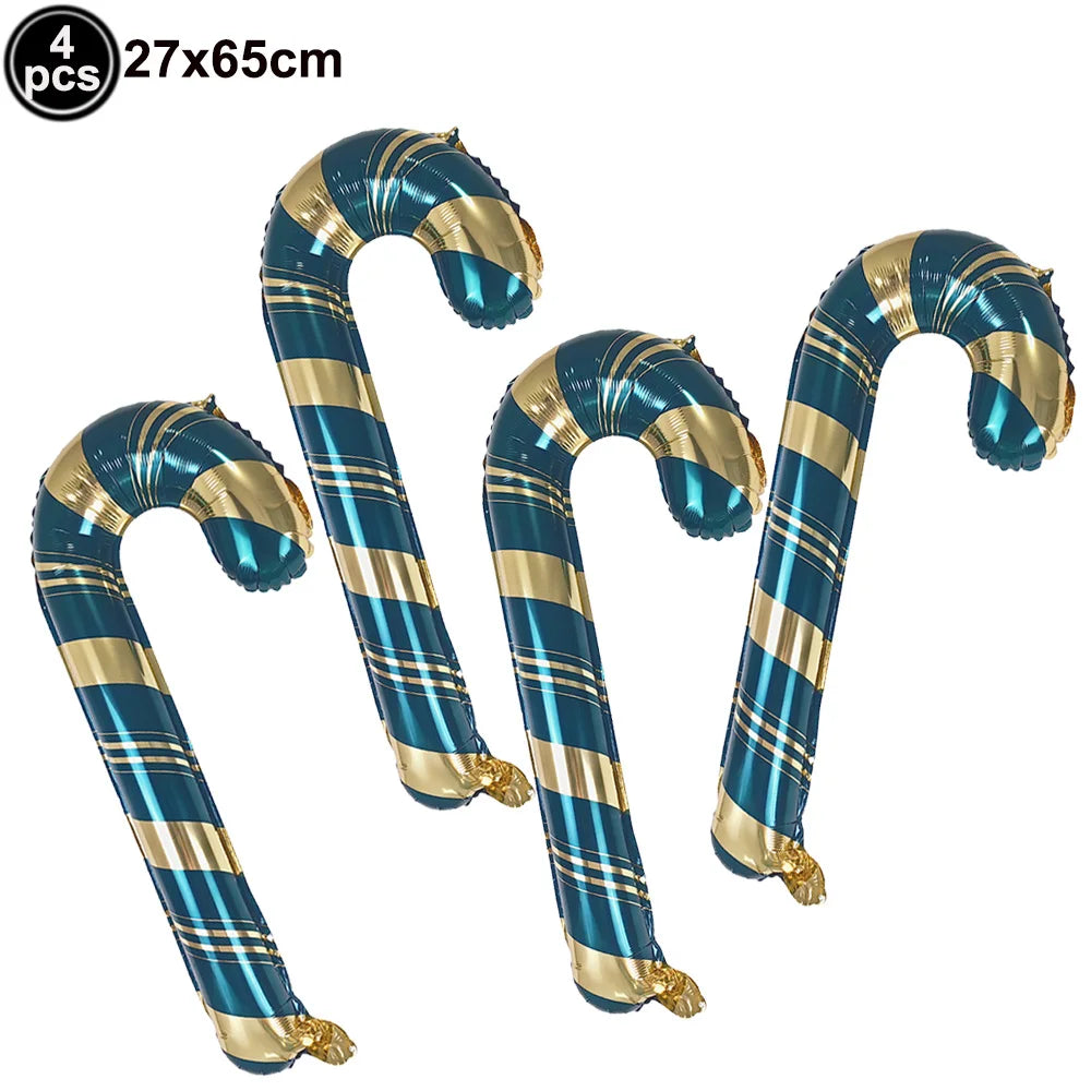 Standing Christmas Foil Balloons, Giant Christmas Tree Santa Snowman Reindeer Rocking Horse Balloons
