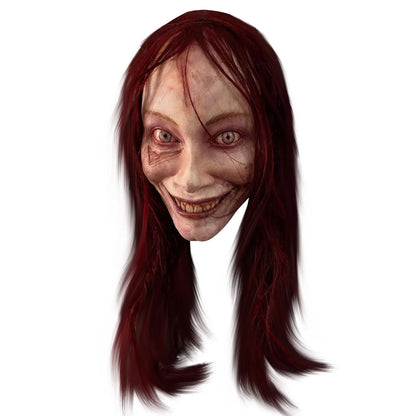 Creepy Horror Killer Full-Face Latex Mask for Halloween