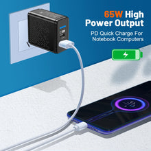 65W USB C Charger PD QC 3.0 Type C USB Fast Charging Wall Adapter For iPhone