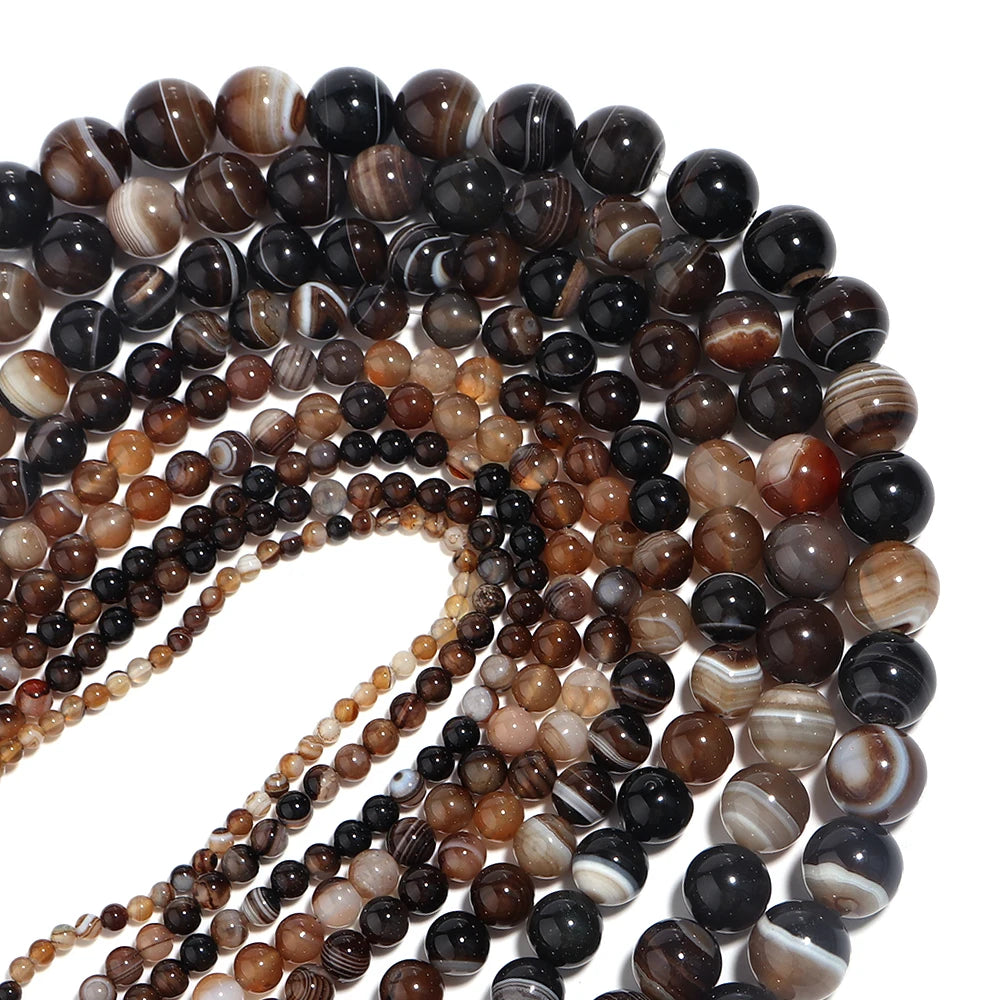 Natural Stone Jade Loose Spacer Beads for DIY Jewelry