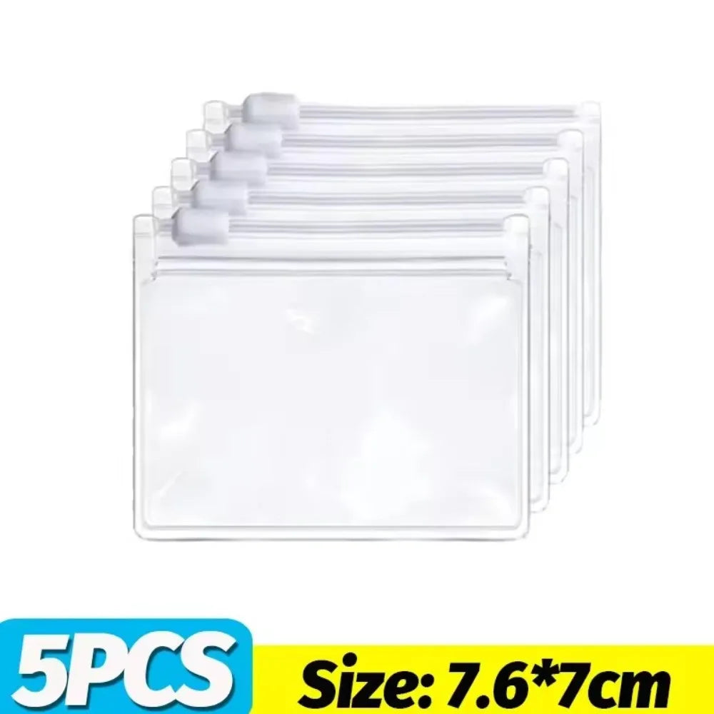Small Pill/Jewelry Zippered Storage Bags