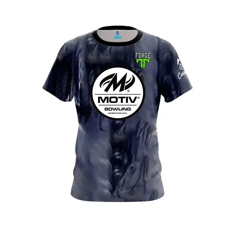 MOTIV Logo Purple Galaxy Performance Bowling Jersey