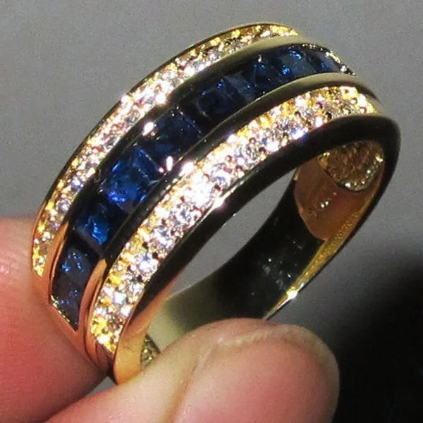 Sapphire & Gold Ring