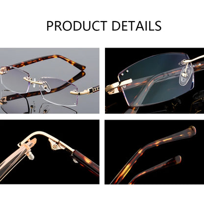BEGREAT Designer Rimless Reading Glasses