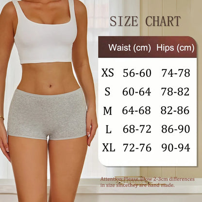 FINETOO 3PCS Cotton Boyshorts