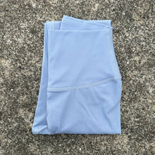 Solid Color High Waist Leggings with Pocket