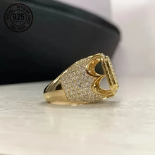 Round Cut 925 Sterling Silver Cluster Ring