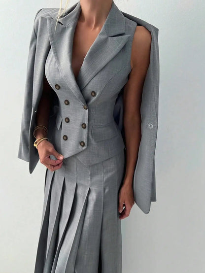 Women's Elegant 3-Piece Work & Casual Business Suit Set