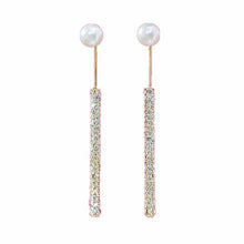 Long Tassel Pearl Dangle Earrings for Women