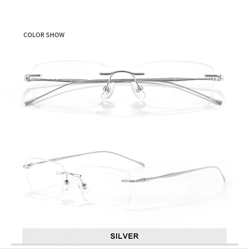 VICKY Ultra-light Titanium Reading Eyeglass Frames