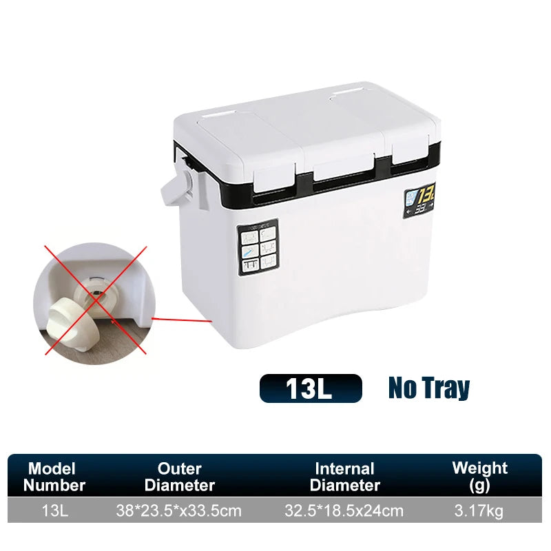 Portable Insulated Fishing Cooler & Tackle Box