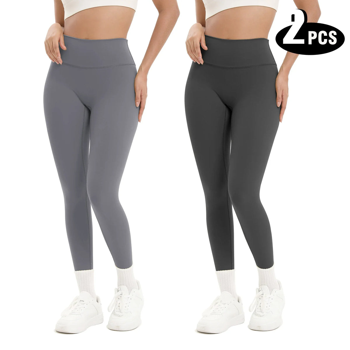 High-Waist Seamless Active Leggings