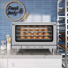 Stainless Steel 3500W 32in Commercial Countertop Convection Oven with 4 Racks