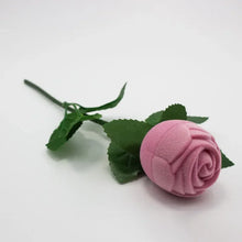 Heart Love Necklace with Rose Flower Gift Set