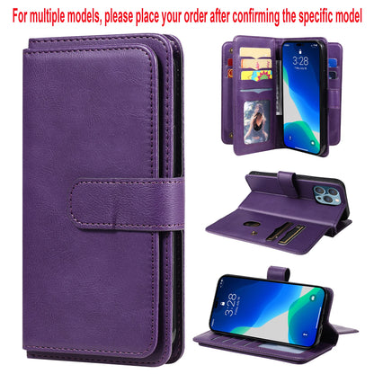 Samsung Leather Storage Compartment Flip Card Slot Wallet Case