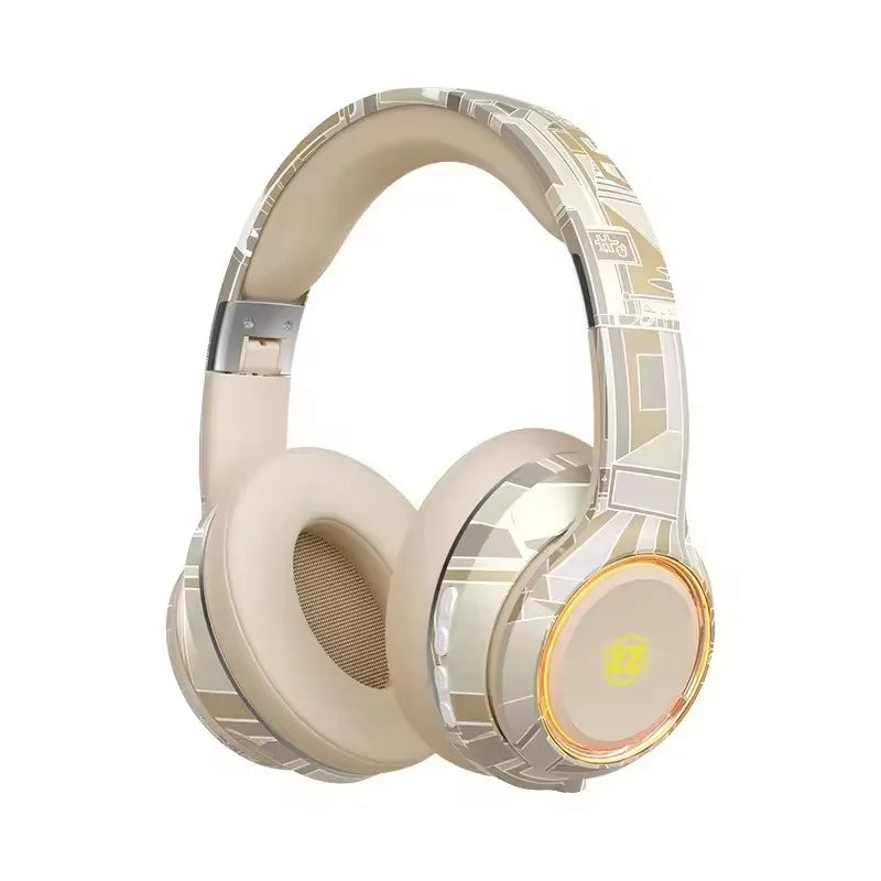 Wireless Esports Gaming Headphones With RGB Lighting Intelligent Noise Reduction