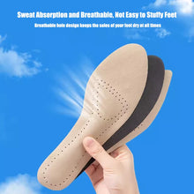 Leather Self-adhesive Insoles for Women High-heels