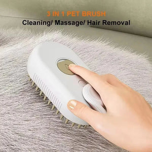 Pet Steam Cat Comb Electric Sprayer for Massage
