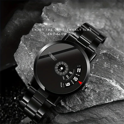 ORUSS Men's Ultra-Thin Quartz Watch - Minimalist Alloy Wristwatch