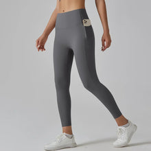 High Waist Casual Exercise Pants with Pocket