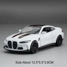 1:36 Model Car BMW Alloy Diecast Doors Opened Pull Back Rubber Tires