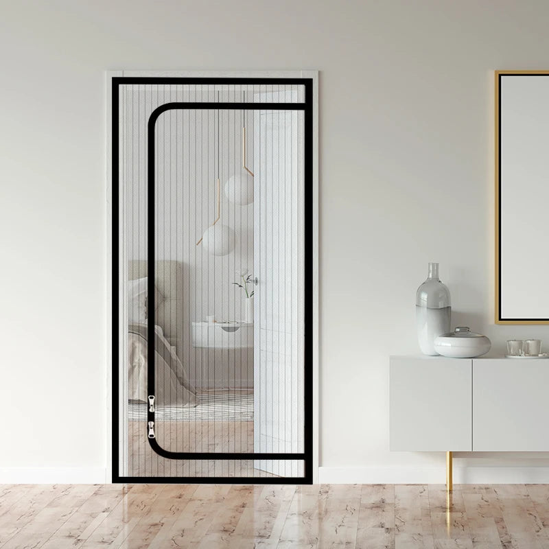 Zippered Pet Door Curtains