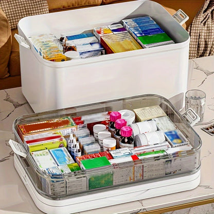Multi-Layer Waterproof Pill & Medicine Organizer Storage Box