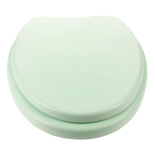 Soft Close Oval Toilet Seat Light Green Noise Free