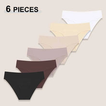 6Pcst Traceless Low Waist High Elastic Briefs