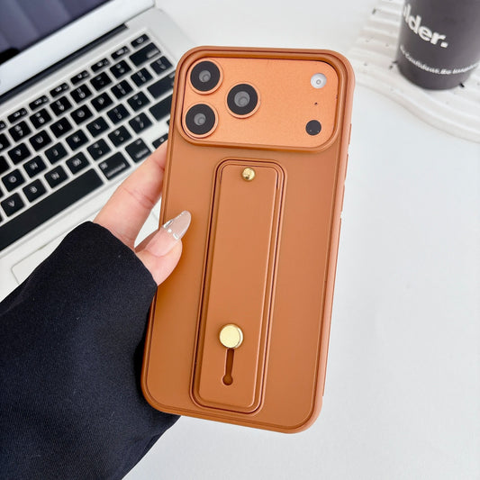 Luxury Business Wrist Strap Phone Case with Kickstand