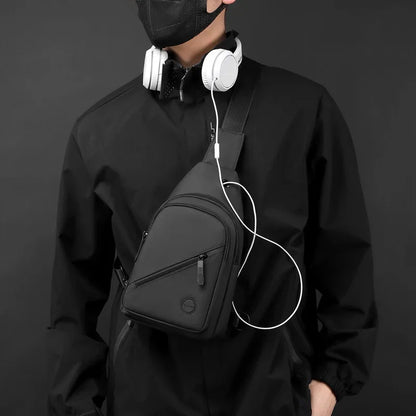 Lightweight Nylon Crossbody Sling Bag