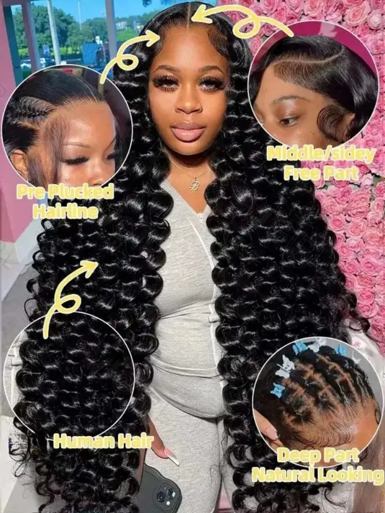 Loose Deep Wave 13x6 Lace Front Human Hair Wigs