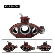 Resin Submarine Ornaments Fish Tank Decoration