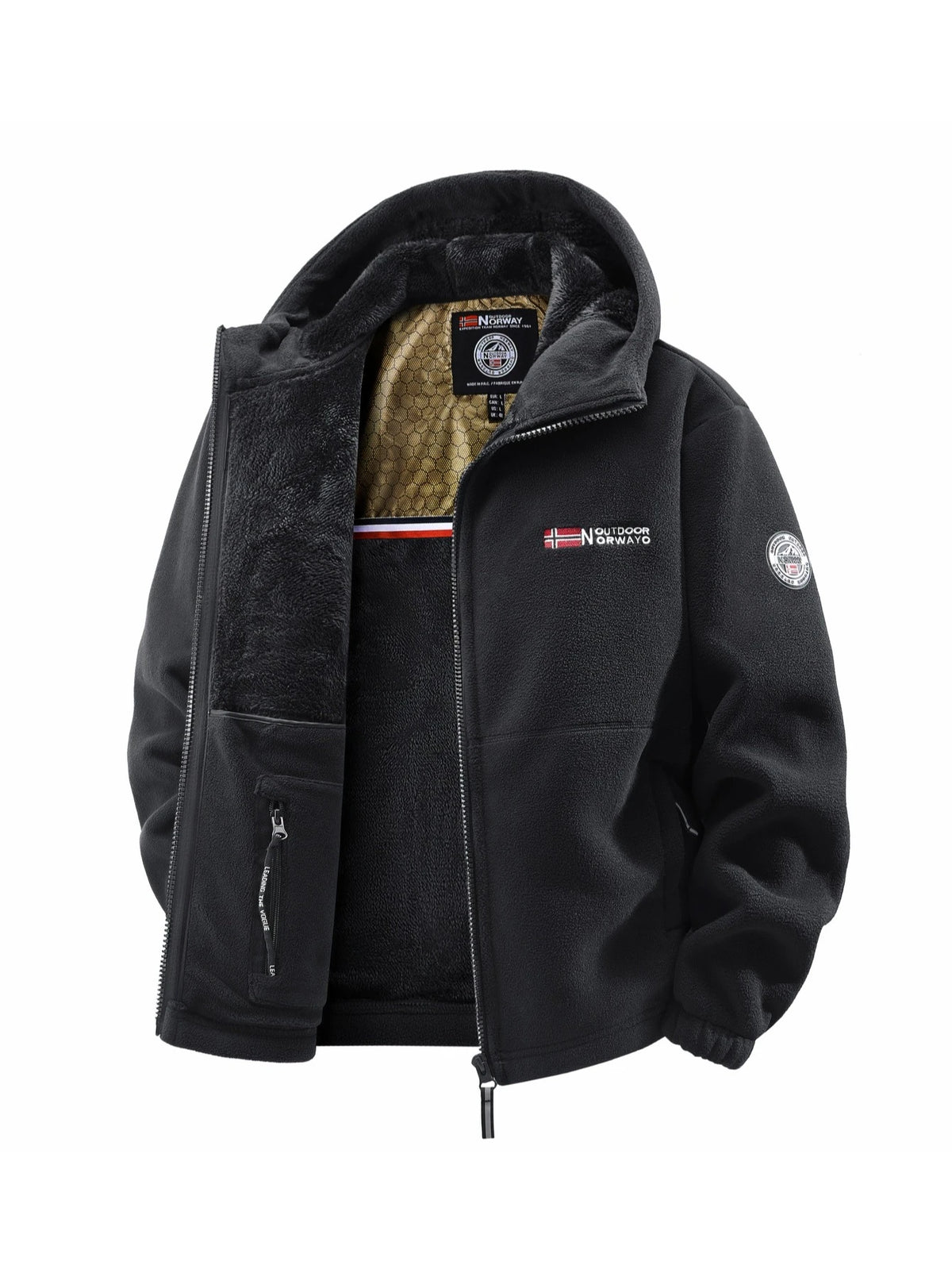 Men's All-Season Casual Padded Jacket – Lightweight Thermal Zip-Up Coat