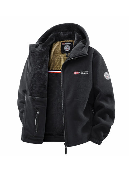 Men's All-Season Casual Padded Jacket – Lightweight Thermal Zip-Up Coat