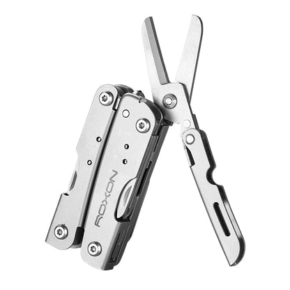 ROXON M2 14 in 1 Mini Small Lightweight Multitool with Folding Scissors