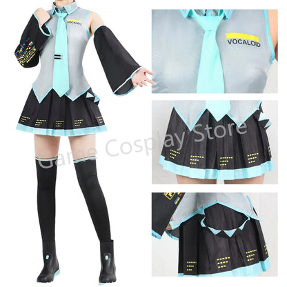 Hatsune Miku Cosplay Costume Set