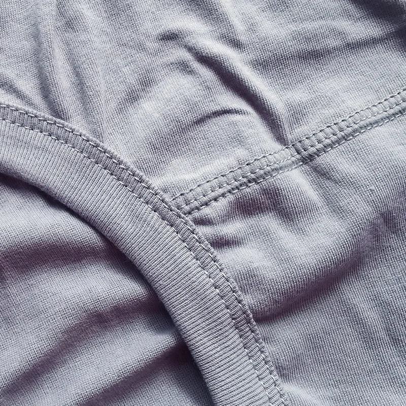 Men's 100% Cotton Breathable High-Waist Briefs