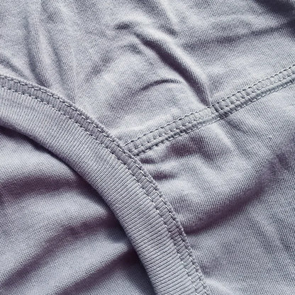 Men's 100% Cotton Breathable High-Waist Briefs