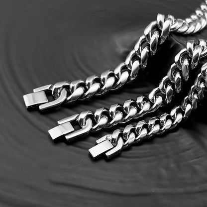 Vnox Stainless Steel Cuban Chain Bracelets