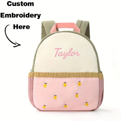 Personalized Children's Apple Design Mini Backpack