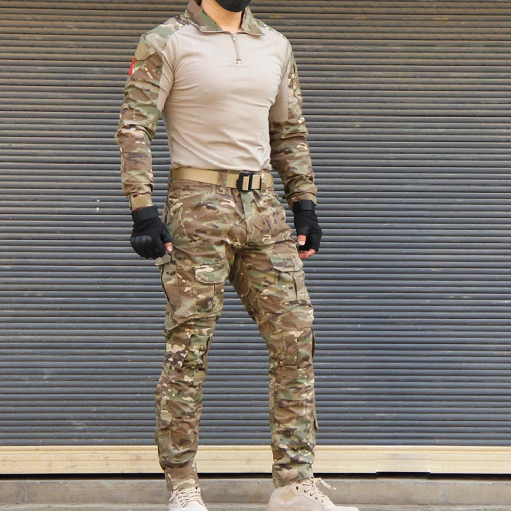 Men's Tactical All-Terrain Outdoor Uniform Suit Set