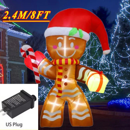 Christmas Inflatable Decoration Built-in LED Lights Inflatable Model