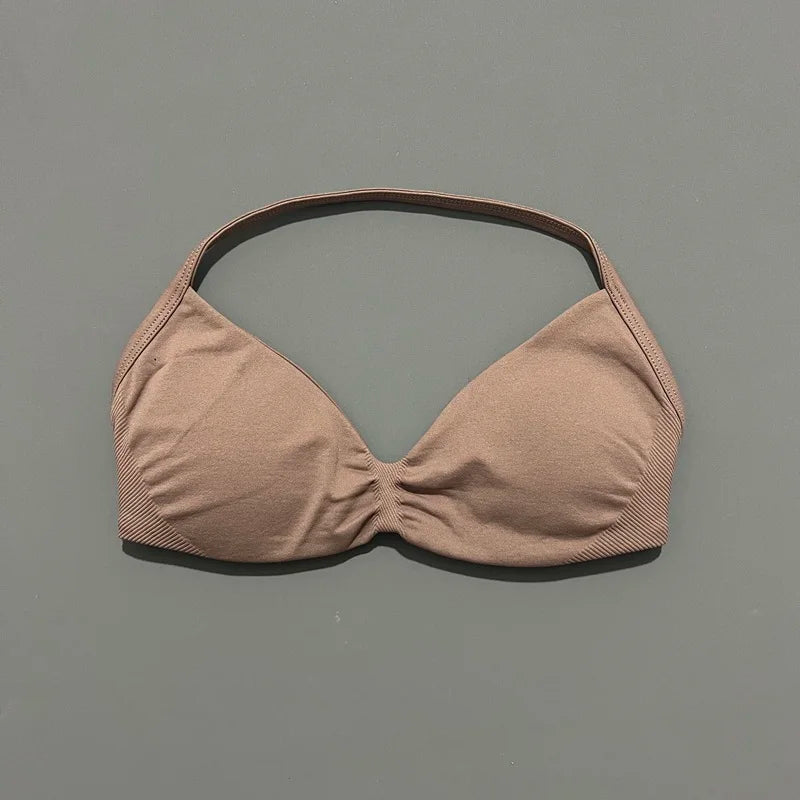 Strappy High Support Thin Strap Seamless Bras