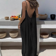Loose Backless Summer Dress