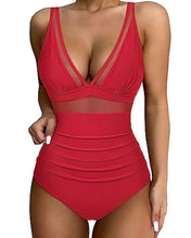 Solid One-piece Swimsuit