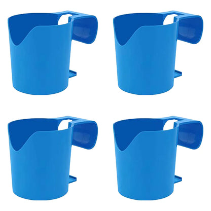 No-Punch Above Ground Poolside Cup Holder & Storage Shelf