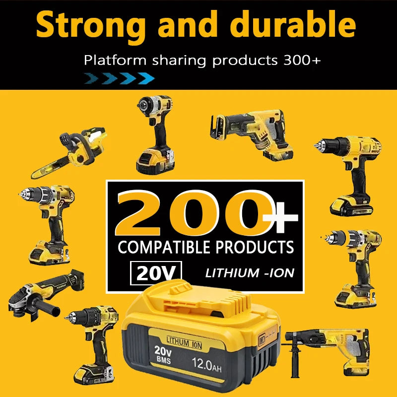 20V MAX High-Capacity Lithium-Ion Power Tool Replacement Battery